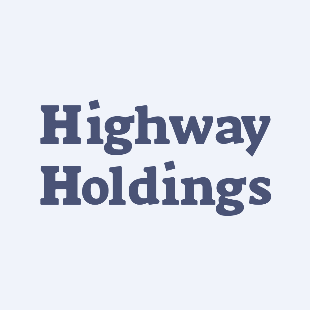 HIGHWAY HOLDINGS LTD